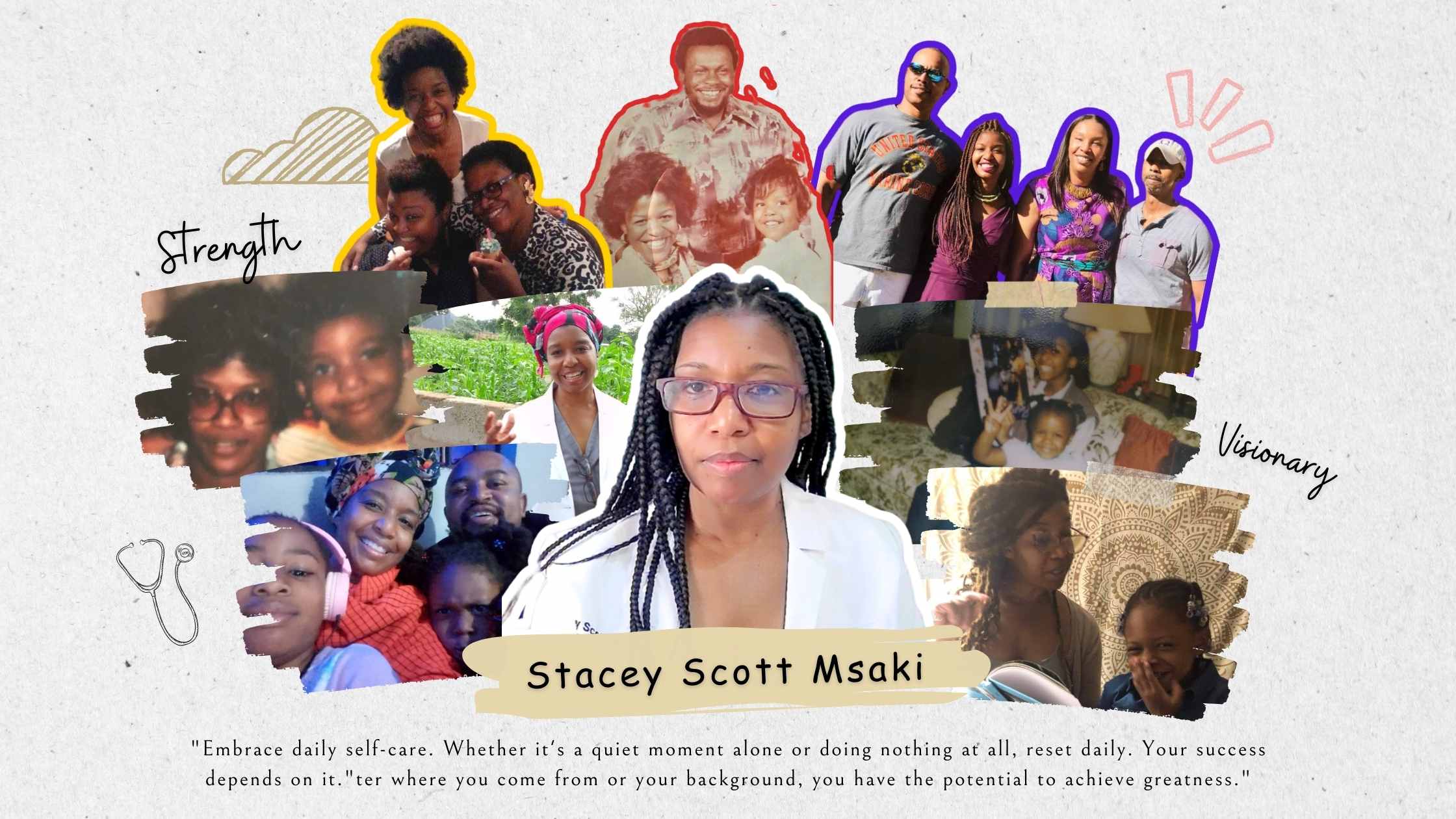 Pictures of Stacey Scott Msaki  from AIM Groups, Tanzania and her journey hospitality industry