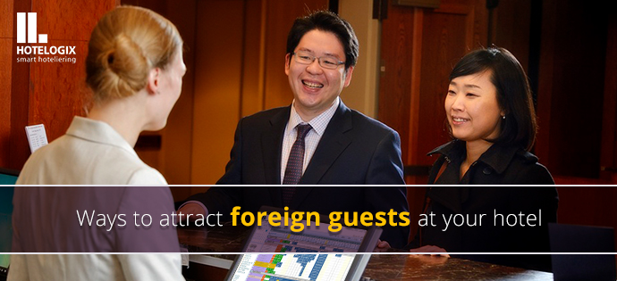 ways to attract international hotel guests